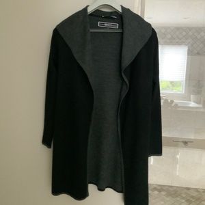 BNCI by Blanc Noir: Cardigan Sweater, with color block collard look